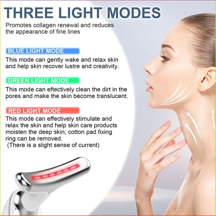 Pure Radiance – 3-Color LED Neck & Face Lifting Device توهجك يبدأ هنا (Your Glow Starts Here)