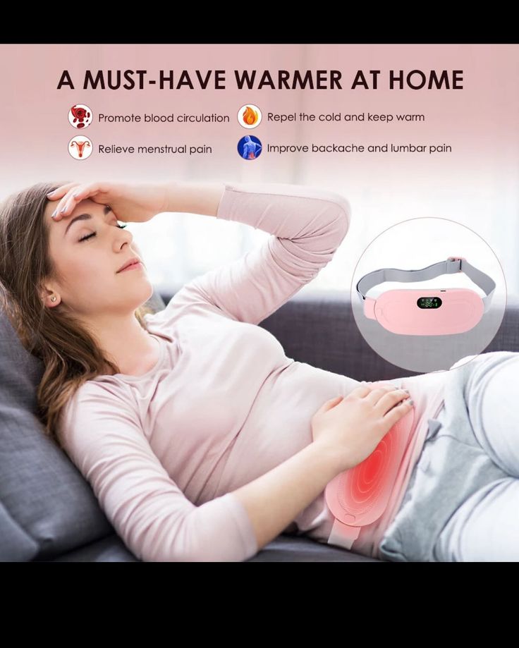 Period Pain Relief Belt – تسخين سريع وتدليك مهدئ لراحة فورية