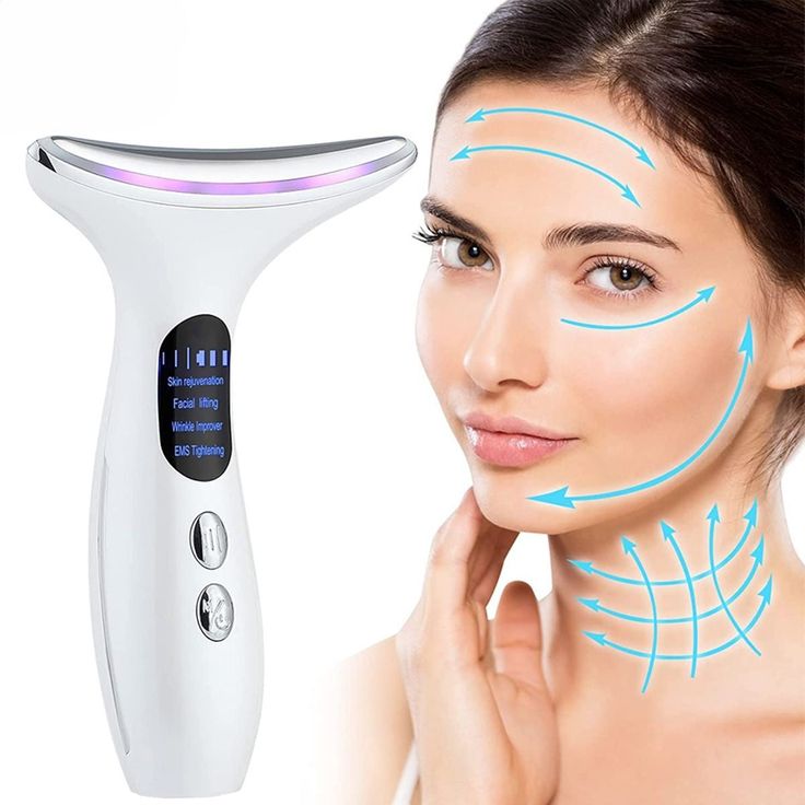 Pure Radiance – 3-Color LED Neck & Face Lifting Device توهجك يبدأ هنا (Your Glow Starts Here)