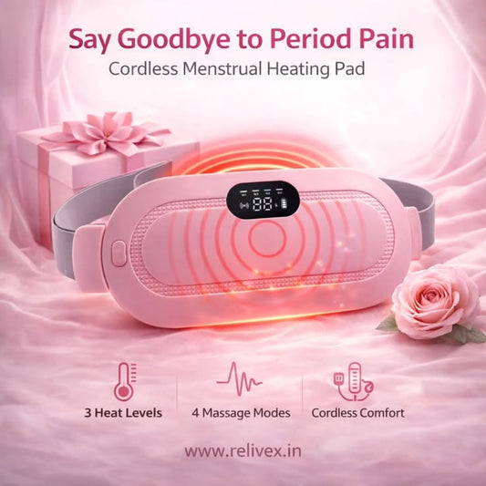 Period Pain Relief Belt – تسخين سريع وتدليك مهدئ لراحة فورية