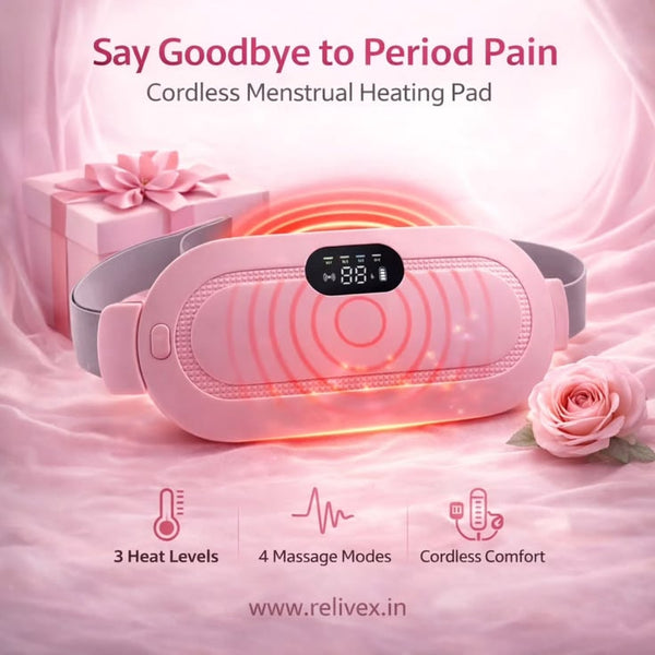 Period Pain Relief Belt – تسخين سريع وتدليك مهدئ لراحة فورية