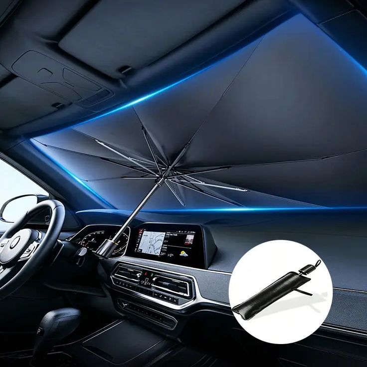 Car Windshield Sun Shade – Foldable UV Protection Sunshade for Cars